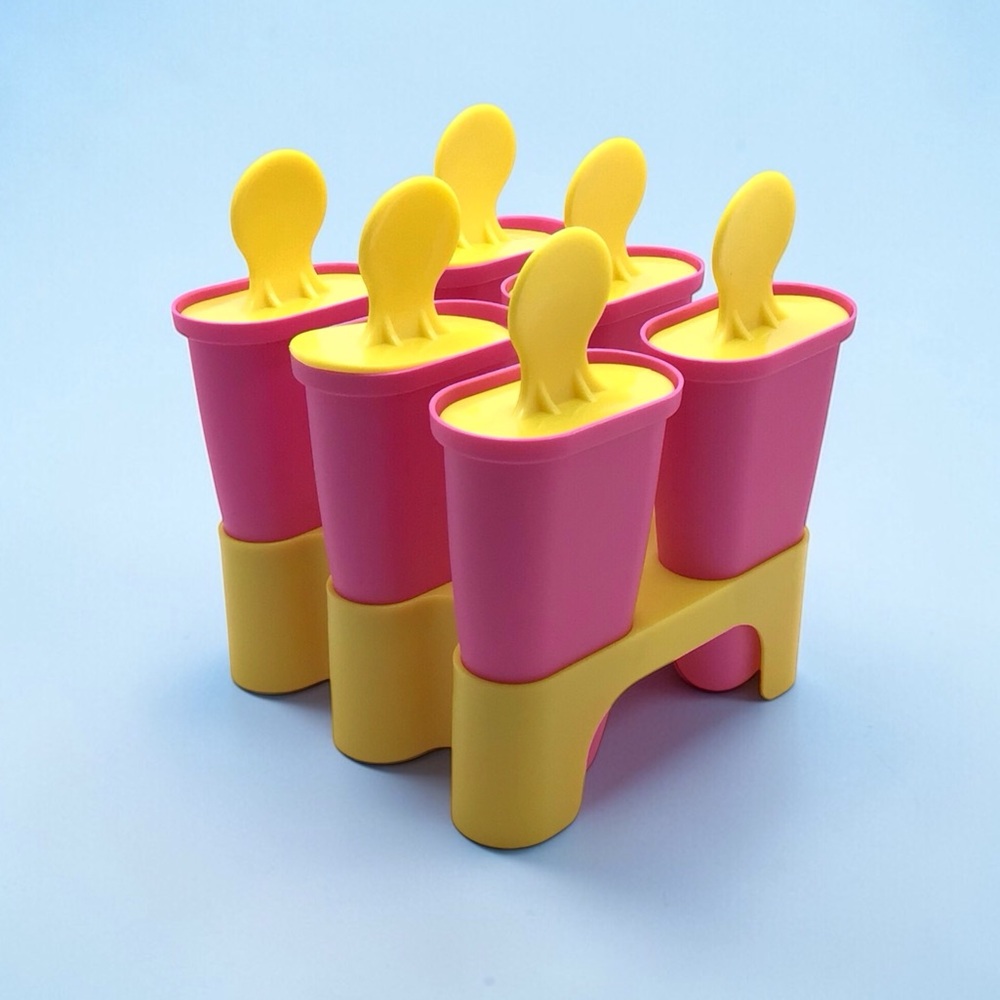 IKEA CHOSIGT Ice Pop Maker Mold Set BPA Free Reusable Popsicle Molds Pink
